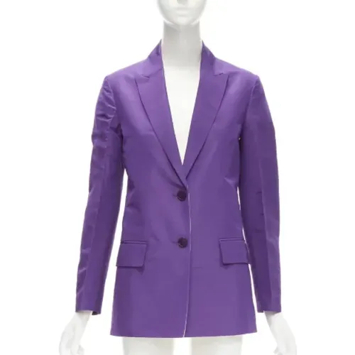 Pre-owned Silk outerwear , female, Sizes: 2XS - Valentino Vintage - Modalova