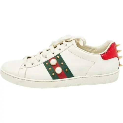 Pre-owned Leder sneakers - Gucci Vintage - Modalova