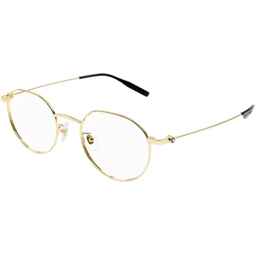 Stylish Eyeglasses Black 002 , male, Sizes: 50 MM - Montblanc - Modalova
