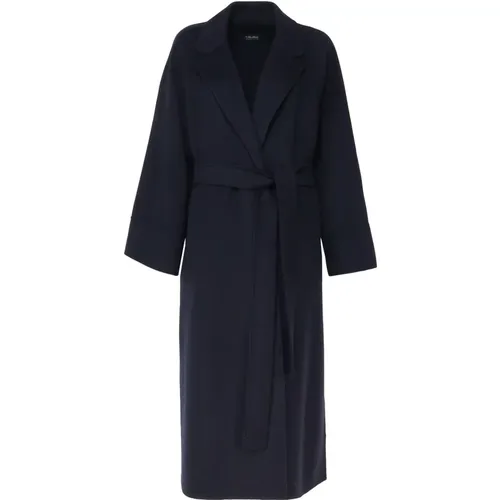 Midnight Wool Wrap Coat , female, Sizes: 2XS, S, XS - Max Mara - Modalova