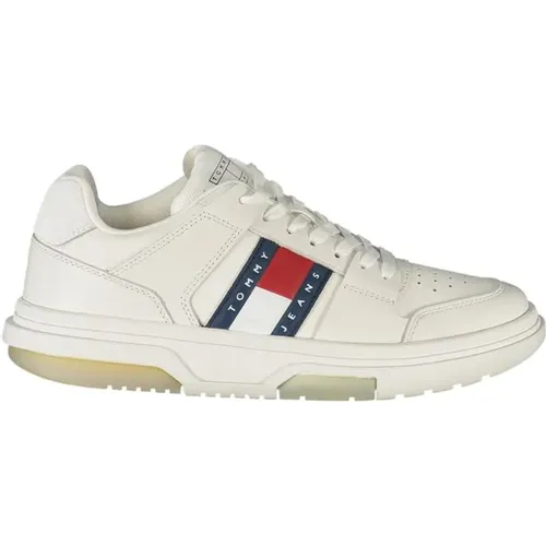 Weier Polyester Sneaker , Herren, Größe: 40 EU - Tommy Hilfiger - Modalova