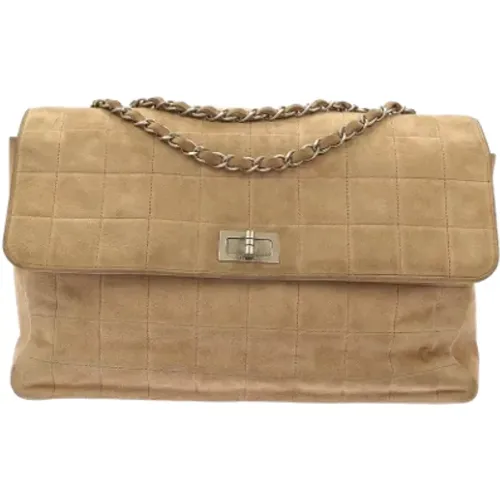 Pre-owned Suede chanel-bags , female, Sizes: ONE SIZE - Chanel Vintage - Modalova