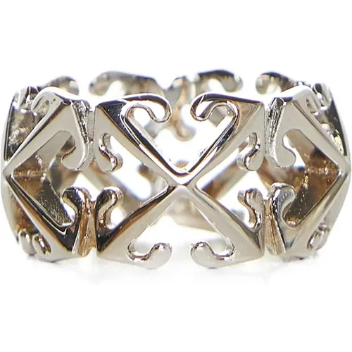 Arrow Multi Ring Jewelry , male, Sizes: 60 MM - Off White - Modalova