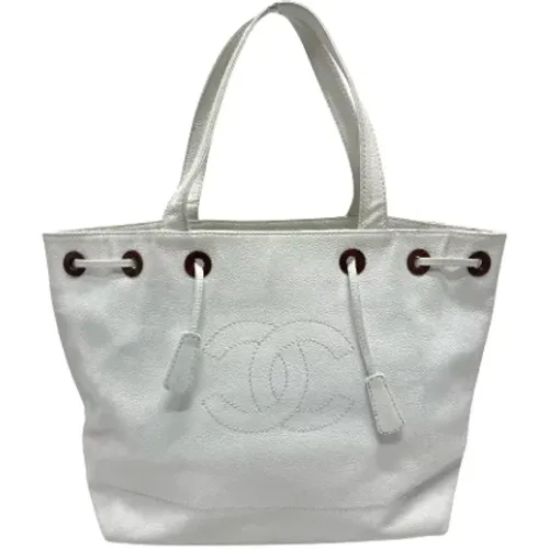 Pre-owned Leather totes , female, Sizes: ONE SIZE - Chanel Vintage - Modalova