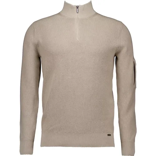 Turtle Zip Pullover Stein , Herren, Größe: XL - Gentiluomo - Modalova