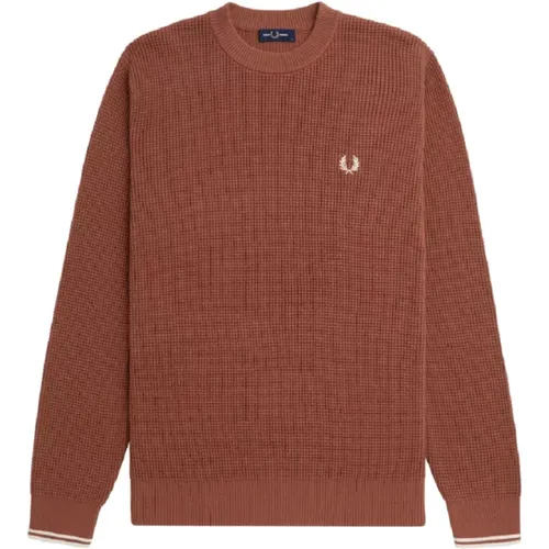 Crew Neck Sweater Aw24 , male, Sizes: M, L, S, XL - Fred Perry - Modalova