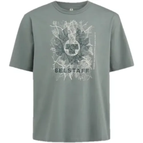 Map Mineral T-Shirt , male, Sizes: M, XL, S - Belstaff - Modalova