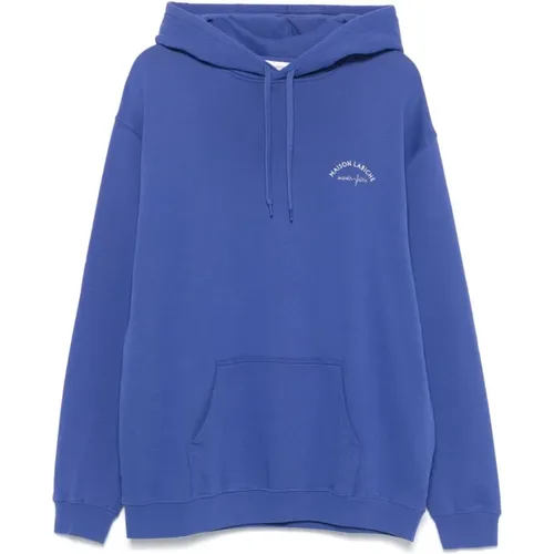 Hooded Sweater Embroidered Logo , male, Sizes: S, L, M, XL - Maison Labiche - Modalova