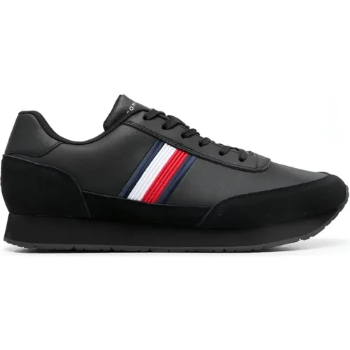 Core eva corporate lea trainers , male, Sizes: 7 UK - Tommy Hilfiger - Modalova