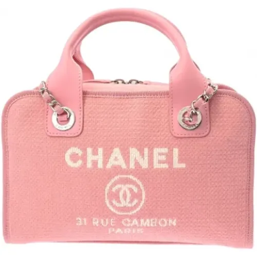 Pre-owned Canvas chanel-bags , female, Sizes: ONE SIZE - Chanel Vintage - Modalova