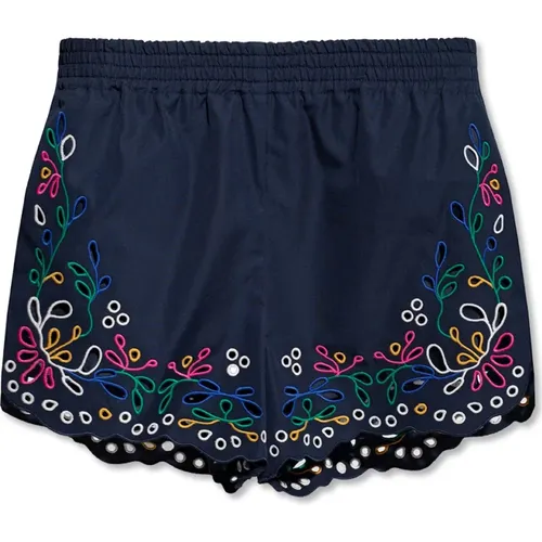 Floral Cutout Shorts , female, Sizes: L, M - Chloé - Modalova