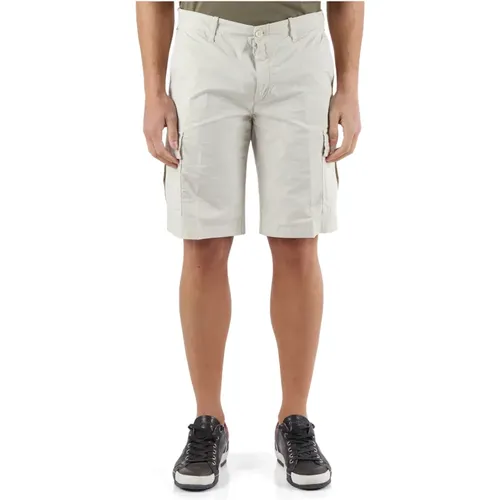 Stretch cotton cargo shorts , male, Sizes: M, 2XL, S, L, XL - At.P.Co - Modalova