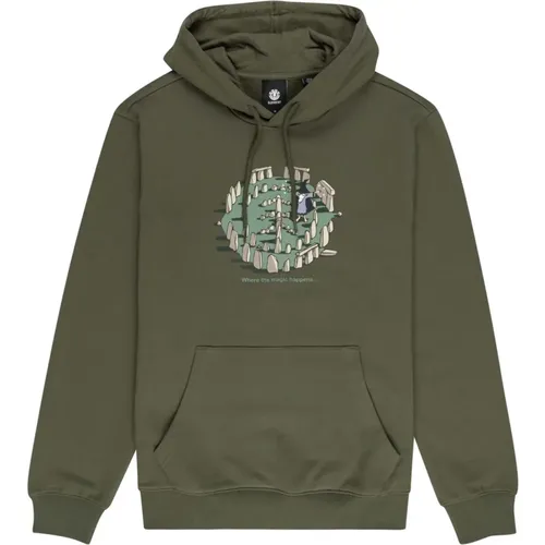 Magical Places Hoodie , Herren, Größe: L - Element - Modalova