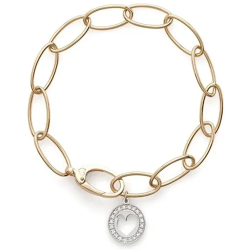 Rose Gold Bracelet with Diamonds , female, Sizes: ONE SIZE - Chantecler - Modalova