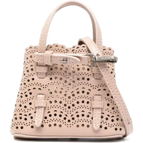 Chic Leather Handbag , female, Sizes: ONE SIZE - Alaïa - Modalova