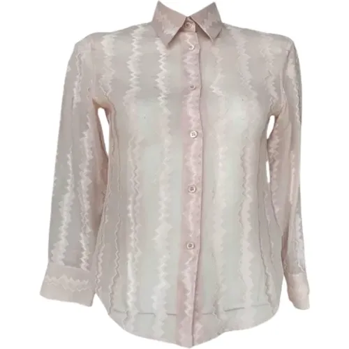 Pre-owned Silk tops , female, Sizes: M - Gucci Vintage - Modalova