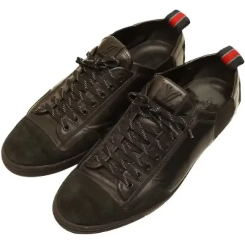 Pre-owned Leather sneakers , female, Sizes: 8 UK - Louis Vuitton Vintage - Modalova