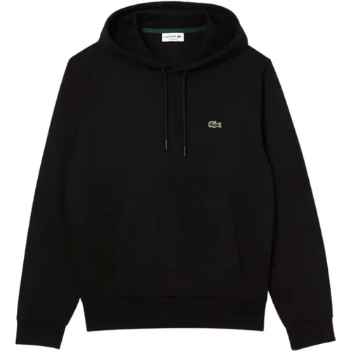 Hooded Sweatshirt with Logo Patch , male, Sizes: M, L, XL, S, XS - Lacoste - Modalova