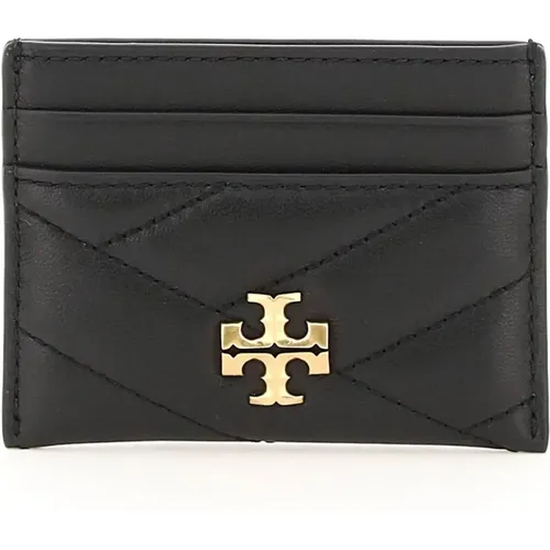 Chevron Quilted Kira Cardholder , female, Sizes: ONE SIZE - TORY BURCH - Modalova