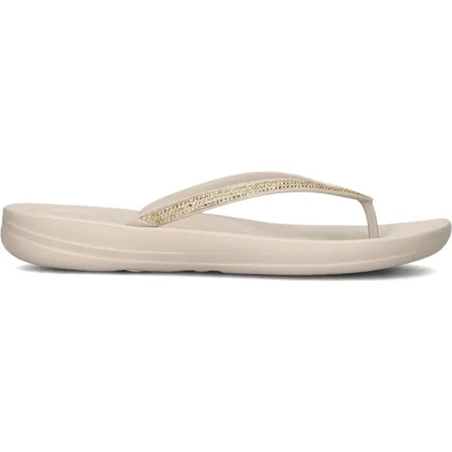 Strass Pantoletten , Damen, Größe: 40 EU - FitFlop - Modalova