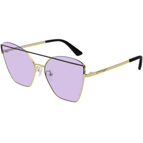 Indeterminate Frame Sungles Mq0163S , female, Sizes: ONE SIZE - alexander mcqueen - Modalova