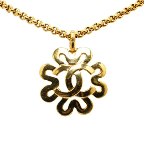 Pre-owned Metal necklaces , female, Sizes: ONE SIZE - Chanel Vintage - Modalova