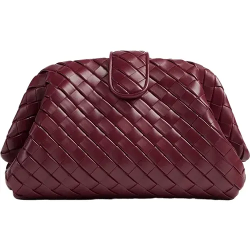 Leather Chain Bag , female, Sizes: ONE SIZE - Bottega Veneta - Modalova