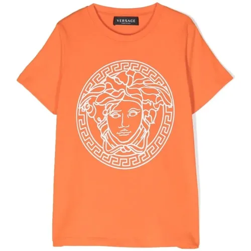 Orange T-Shirts und Polos Versace - Versace - Modalova
