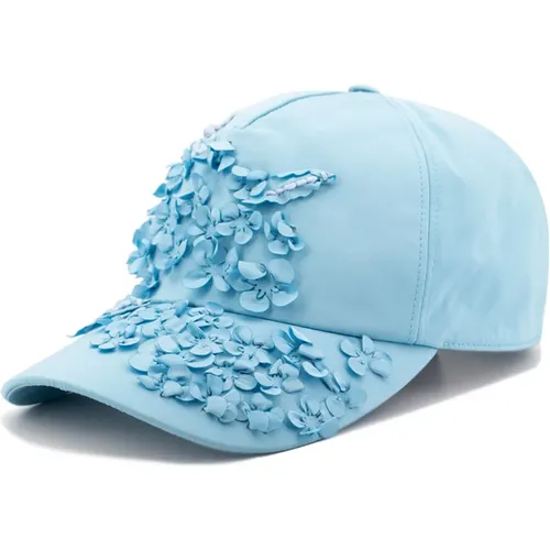 Women's Accessories Hats & Caps Dream Blue_celeste Ss24 , female, Sizes: M, L - Ermanno Scervino - Modalova