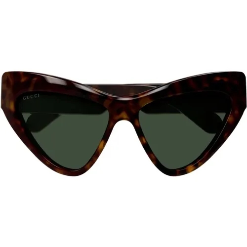 Cat-Eye Sonnenbrille , Damen, Größe: 57 MM - Gucci - Modalova