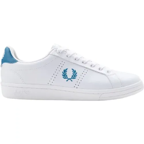 Leather Tennis Sneakers , male, Sizes: 7 UK, 10 UK, 8 UK - Fred Perry - Modalova