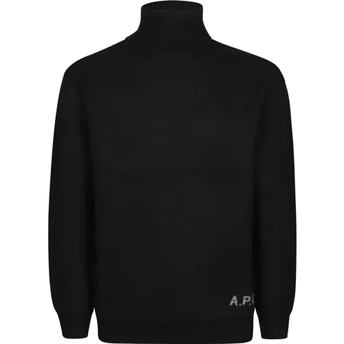 Rollkragenpullover , Herren, Größe: S - A.P.C. - Modalova