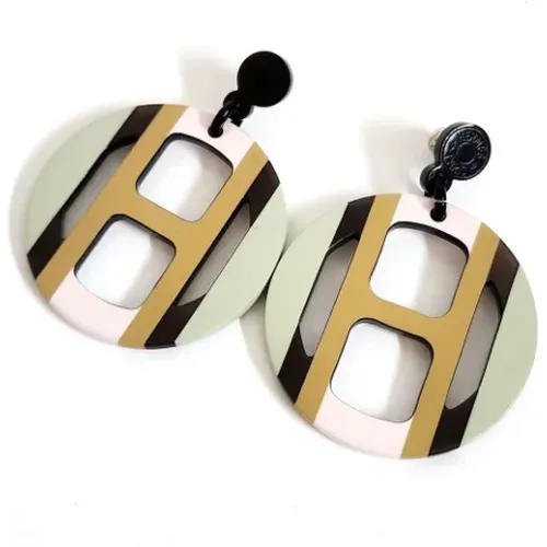 Pre-owned Metal earrings , female, Sizes: ONE SIZE - Hermès Vintage - Modalova