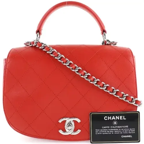 Pre-owned Leather Chanel Bag , female, Sizes: ONE SIZE - Chanel Vintage - Modalova
