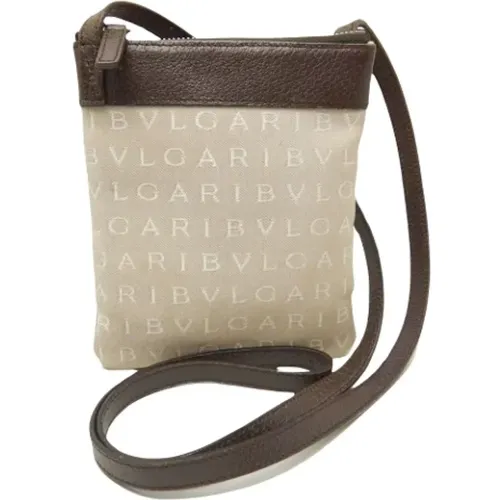 Pre-owned Canvas shoulder-bags , female, Sizes: ONE SIZE - Bvlgari Vintage - Modalova