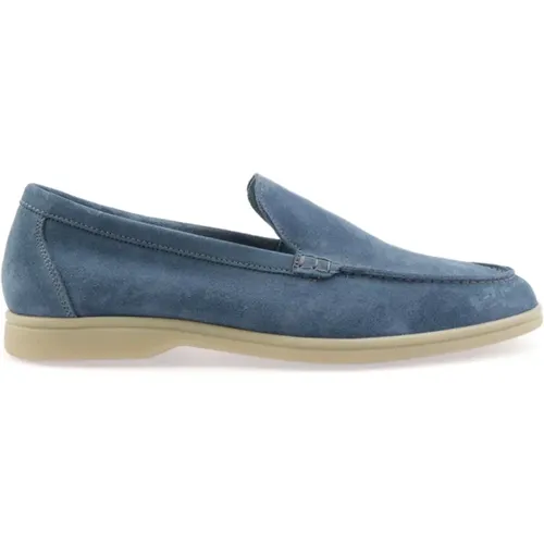 Indigo Loafers for Men - Stylish and Comfortable , male, Sizes: 11 UK, 12 UK - Berwick - Modalova