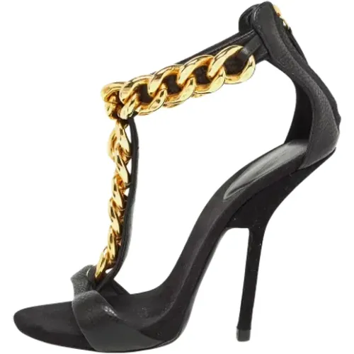 Pre-owned Leather heels , female, Sizes: 4 1/2 UK - Giuseppe Zanotti Pre-owned - Modalova
