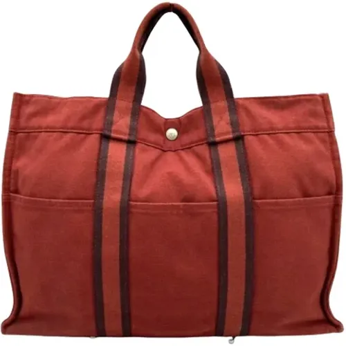 Pre-owned Cotton totes , female, Sizes: ONE SIZE - Hermès Vintage - Modalova