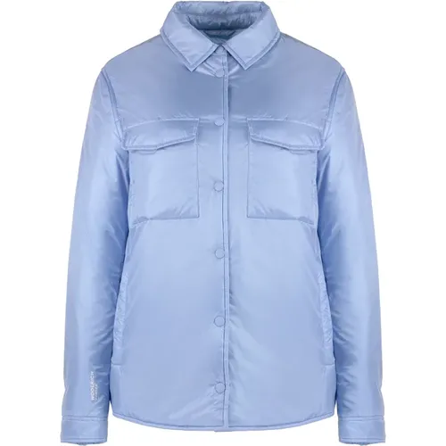 Gepolstertes Nylon-Overshirt , Damen, Größe: L - Woolrich - Modalova