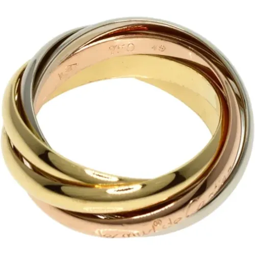 Pre-owned Gold rings , female, Sizes: ONE SIZE - Cartier Vintage - Modalova