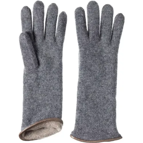 Kaschmir Wendbare Handschuhe , unisex, Größe: 7 IN - Restelli Guanti - Modalova