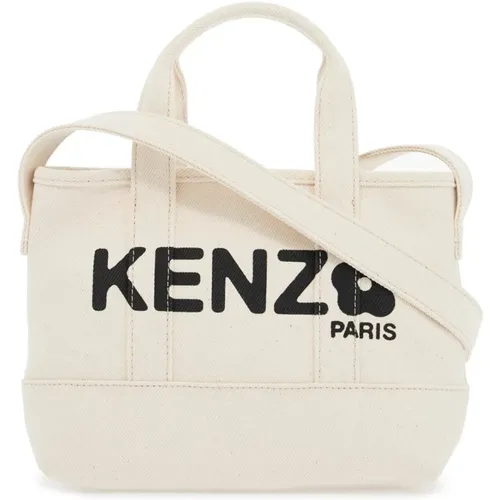 Denim Utility Tote Bag , female, Sizes: ONE SIZE - Kenzo - Modalova