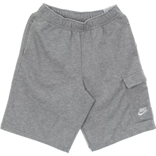 Club FT Cargo Shorts - Grau Heather/Silber/Weiß , Herren, Größe: XS - Nike - Modalova