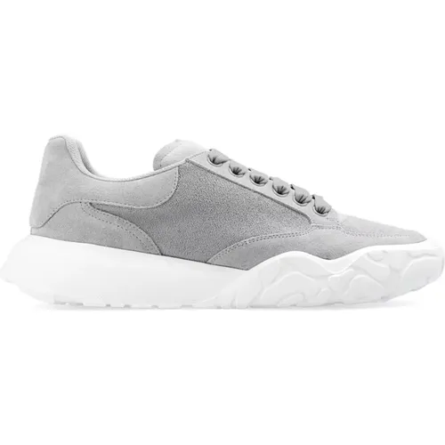 Logo Wildleder Sneakers - alexander mcqueen - Modalova