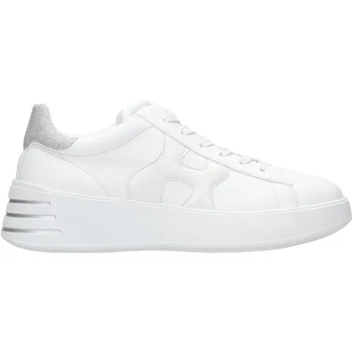 Weiße Ledersneakers mit Memory Foam , Damen, Größe: 38 EU - Hogan - Modalova