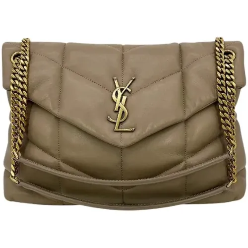 Pre-owned Leather shoulder-bags , female, Sizes: ONE SIZE - Yves Saint Laurent Vintage - Modalova