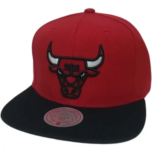 Rote Bulls Team Snapback Kappe - Mitchell & Ness - Modalova