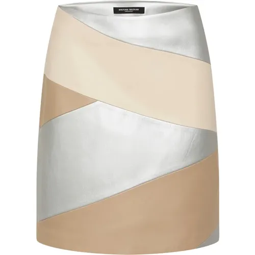Elegant Veganibbfura Skirt Multi Stripe , female, Sizes: M - Bruuns Bazaar - Modalova