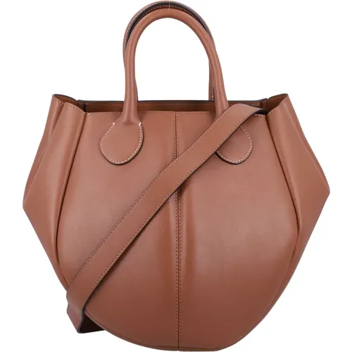 Leder Punch Small Tote Handtasche - JW Anderson - Modalova