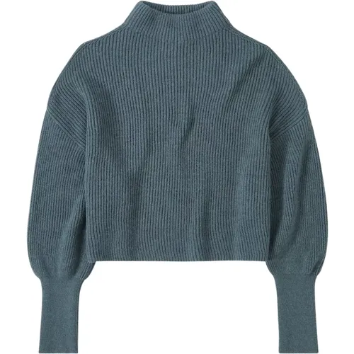 Grüner Pullover , Damen, Größe: L - closed - Modalova